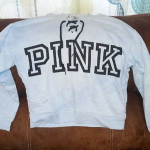 PINK cropped hoodie